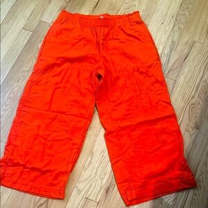Bright Orange linen Pants